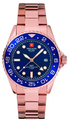 Obrázok produktu pre Swiss Alpine Military - 7052.1165 - Náramkové hodinky - Pánske - Kremeňové - Master Diver GMT