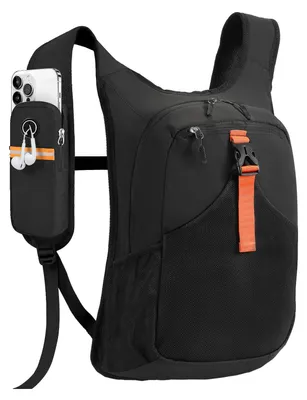 Imagen del producto de Mochila de senderismo, 15 litros, plegable, ligera, repelente al agua, ideal para actividades al aire libre