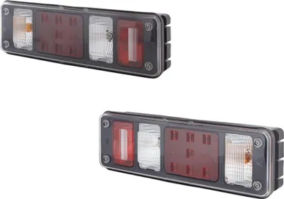 Image de Jeu de feux arrière gauche et droit 24 V PY21W LED P21W HELLA pour DAF