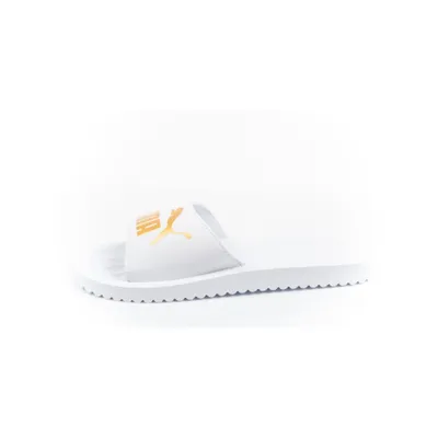 Produktbild von PUMA Purecat Badelatschen puma white/puma team gold 48.5