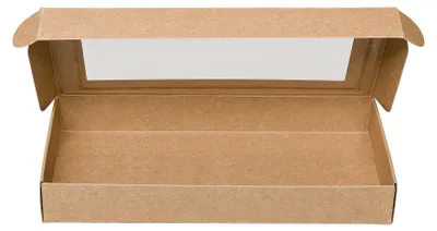 Produktbild von Kerzenschachtel, Braun, 18,5 x 9,5 x 2,5 cm, Kerzenverpackung 4 Kerzen - 10er Set