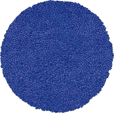 Produktbild von spirella Badteppich Rund Badematte Teppich Highland Marine Blau 110 x 110 cm
