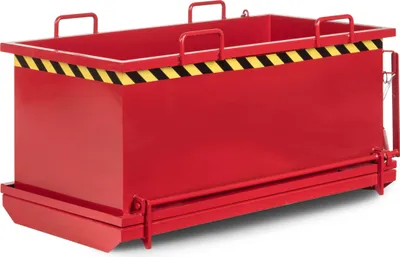 Produktbild von RR Industrietechnik Klappbodenbehälter Typ RKB 1810x1010x845mm 1000dm³ RAL 3000 Feuerrot