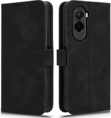 Produktbild von Xiaomi Poco M7 Hülle - Coverup Klapphülle - Schwarz