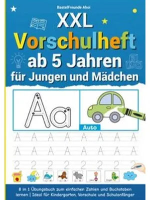 Produktbild von XXL Vorschulheft ab 5 Jahren für Jungen und Mädchen