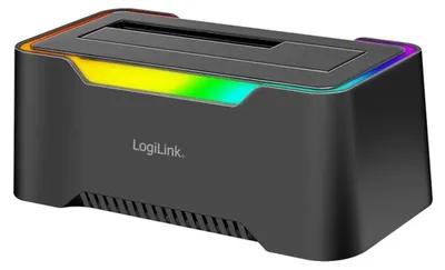 Immagine prodotto di Docking station HDD LogiLink Quickport USB 3.2 a 1 porta per HDD/SSD SATA da 2,5/3,5 QP0035