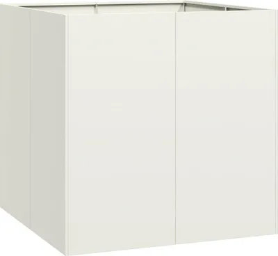 Obrázek produktu pro Truhlík bílý 80x80x80 cm ocel