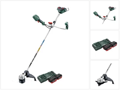 Obrázok produktu pre Metabo FSB 36-18 LTX BL 40 Akumulátorový krovinorez 36 V ( 2x 18 V ) dvojručný bezkefový + 2x batéria 5,5 Ah + dvojitá nabíjačka