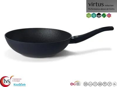 Image de TVS Virtus Induction Poêle à wok/à frire ronde