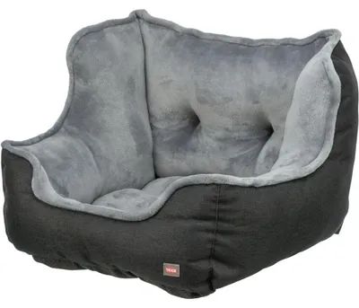 Produktbild von TRIXIE Weich gepolsteter Hundeautositz mit Vlies - beige - 50 × 40 × 50 cm