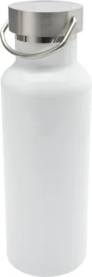Imagen del producto de Floso - Botella de agua "Thor", impresión sublimada, acero inoxidable reciclado, 500 ml, modelo PF4988 (talla única), color blanco