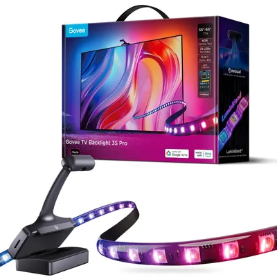 Image de Govee H66A0, bande lumineuse intelligente, Wi-Fi/Bluetooth, noir, LED, multi, 337 lm