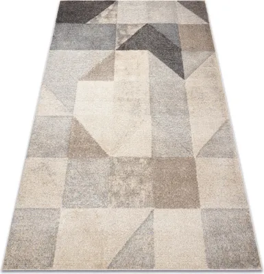 Produktbild von Teppich FUSION 9777 creme / beige - Geometrisch, modern, abstrakt beige 80x150 cm