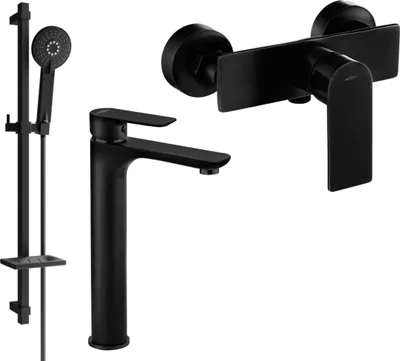 Immagine prodotto di Mexen Alfa DQ40 set doccia, nero - 745714DQ40-70