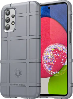 Produktbild von Mobigear Rugged Shield  Samsung Galaxy A23 Hülle Flexibles TPU Backcover Stoßfest - Grau