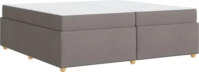 Obrázok produktu pre Rám postele s matracom Taupe 200 x 200 cm látka