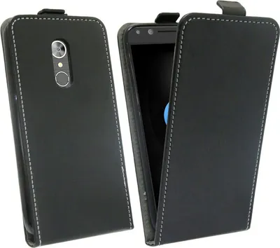 Obrázok produktu pre Alcatel 5 puzdro na mobilný telefón vreckové flipové puzdro ochranné puzdro na smartfón čierne