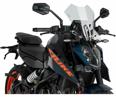 Obrázok produktu pre PUIG 21998W Nová generácia Touring passend fuer KTM 390 DUKE Transparent