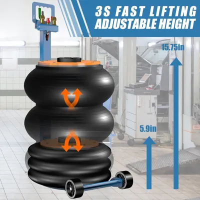 Produktbild von Hydraulischer Wagenheber - Luftheber - Autolift - Garagenwagenheber - Unterflurwagenheber - Tragfähigkeit: 5 Tonnen