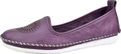 Produktbild von Andrea Conti 0023410 Damen Ballerina Mokassins Leder Slipper, Größe:42 EU, Farbe:Violett