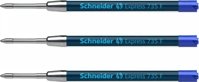 Produktbild von Schneider Kugelschreiber Mine Express F 3er-Set blau