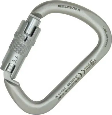 Produktbild von Kong Italy X-large C Steel Autoblock Karabinerhaken Silber Silber One Size