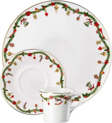Obrázok produktu pre Hutschenreuther 3-dielne prestieranie Nora Christmas 02048-726037-28109