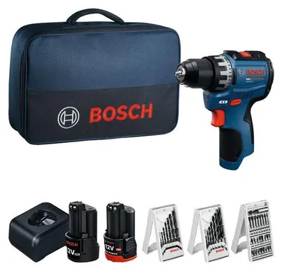 Produktbild von Akku-Bohrschrauber GSR12V-31, 1x GBA 12V 3.0Ah, 1x GBA 12V 2.0Ah, Werkzeugtasche