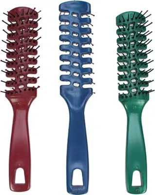 Produktbild von ELINA Haarbürste Skelett Kusto farbig sort. 20cm in