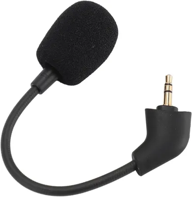 Productafbeelding van Vervangende Microfoon - Headset Microfoon - Gaming Communicatie - Ruisonderdrukkend Ontwerp - 35 mm Plug - Zwart