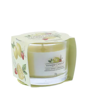 Produktbild von Yankee Candle Iced Berry Lemonade, Rund, Gelb, Grapefruit, Zitrone, Malz, Zucker, Orange, Vanille, Violett, 1 Stück(e)