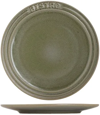 Productafbeelding van Cosy & Trendy Dinerborden Bistro Thyme Green ø 28 cm - 6 stuks