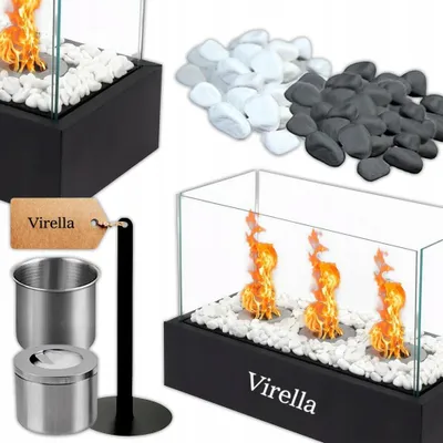 Obrázek produktu pro Volně stojící bezkouřový domácí zahradní terasový biokrb Virella Biocomponent