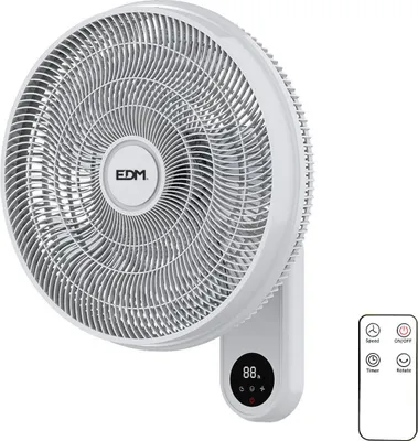 Zdjęcie produktu dla Wentylator ścienny EDM biały 50 W