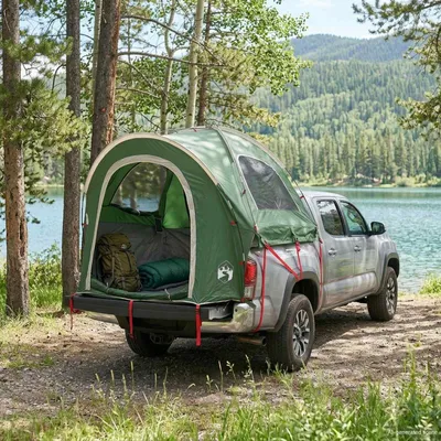 Produktbild von Autozelt mit Dach Grün 200 x 170 x 170 cm Polyester und Stahl - Campingzelte c2537