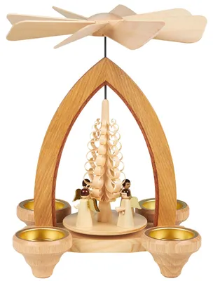 Produktbild von Lorenz Erzgebirge Pyramide modern 25 cm, Modell:Engel
