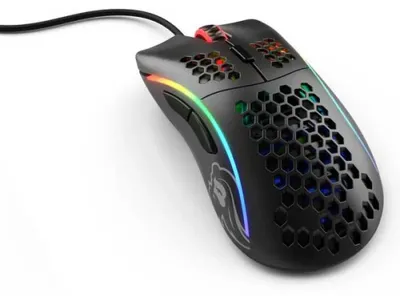 Productafbeelding van Glorious Gaming Model D, versie voor rechtshandigen, optische sensor, USB Type-A, 12000 DPI, 1 ms, zwart