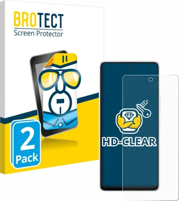 Produktbild von 2x Für Samsung Galaxy A53 5G Schutzfolie BROTECT Displayschutz Display Schutz Folie Klar Transparent