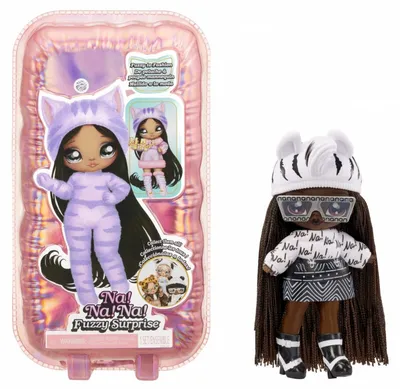 Image de Na  Na  Na  Surprise Na  Na  Na  Fuzzy Surprise - Zebra Girl, Baby Doll, Female, 3 year(s) old, Girl, Multicoloured