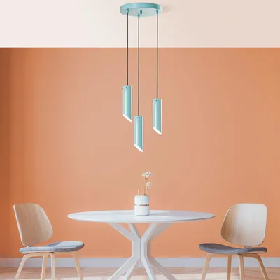 Produktbild von Opviq, Kesik - 6916 - Turquoise, Kronleuchter, METALLKÖRPER, Türkis, 114 x 30 x 30 cm