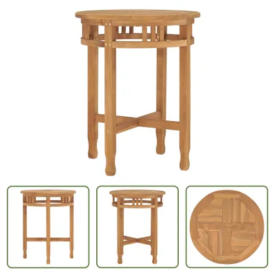Produktbild von The Living Store Bistrotisch Ø60x60 cm Teak Massivholz