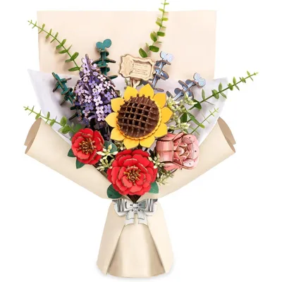 Produktbild von RoboTime 3D Holzpuzzle Bouquet
