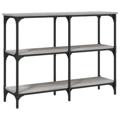 Zdjęcie produktu dla vidaXL Stolik konsolowy szary Sonoma 100x29x75 cm materiał drewnopochodny
