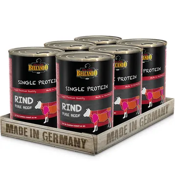 Produktbild von BELCANDO® Single Protein Rind 6x 400g