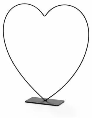 Productafbeelding van Decoratief Hart Frame Zwart 30 Cm