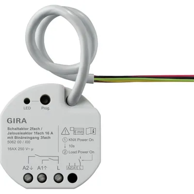 Produktbild von GIRA 506200 Schalt-/Jalousieaktor 2/1f 16A UP OneKNX