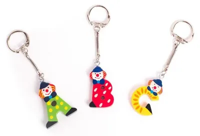 Immagine prodotto di Portachiavi Lettera Clown B