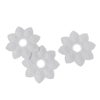 Zdjęcie produktu dla Papstar Kerzen-Manschetten weiss 10 cm 100 Stück