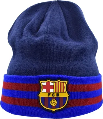 Produktbild von FC Barcelona Wintermütze Junior - navy blau OSFW