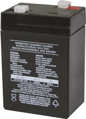 Obrázok produktu pre Emos Akumulátor Sla 6V /4Ah Fa-4,7Mm
